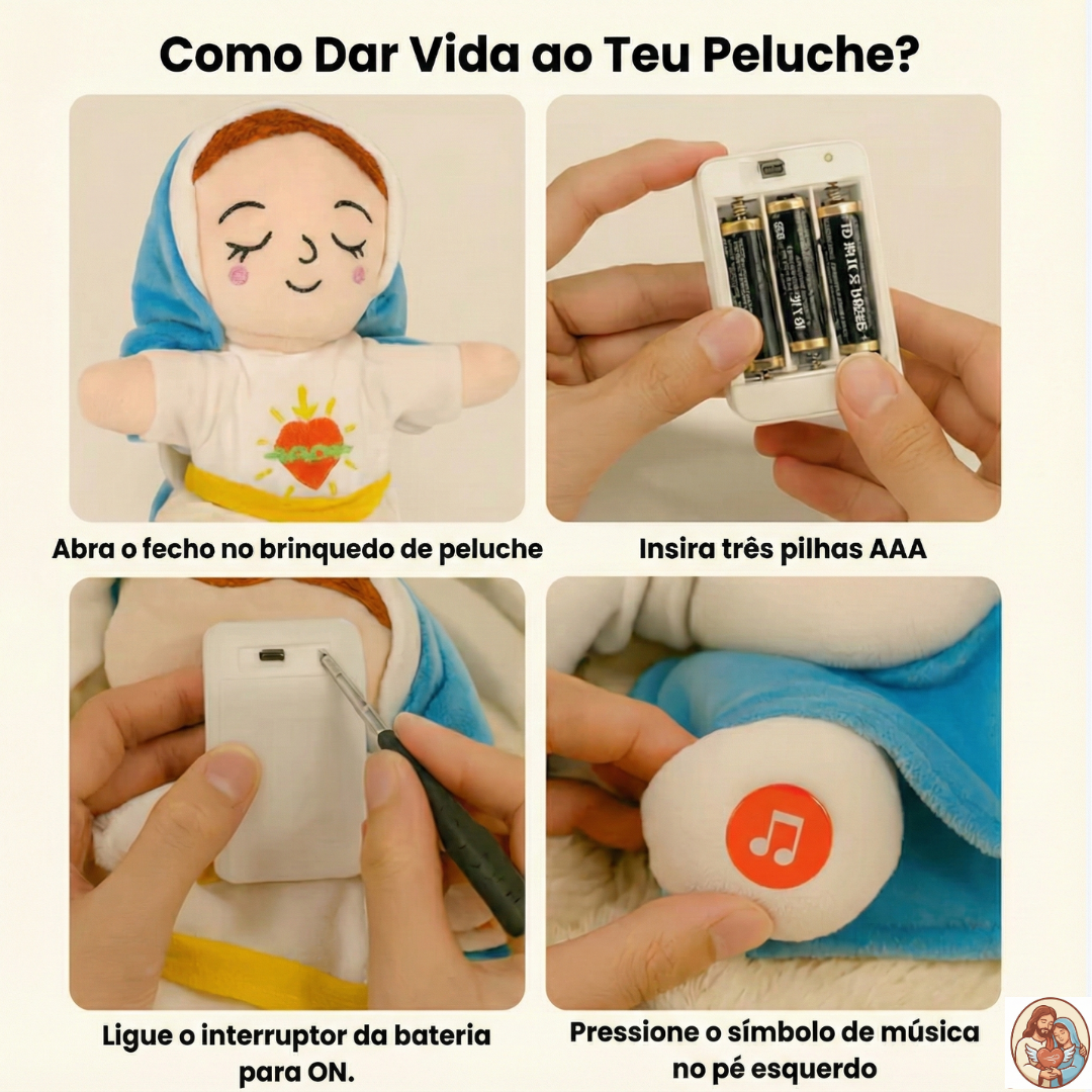 Peluche Calmante com Respiração